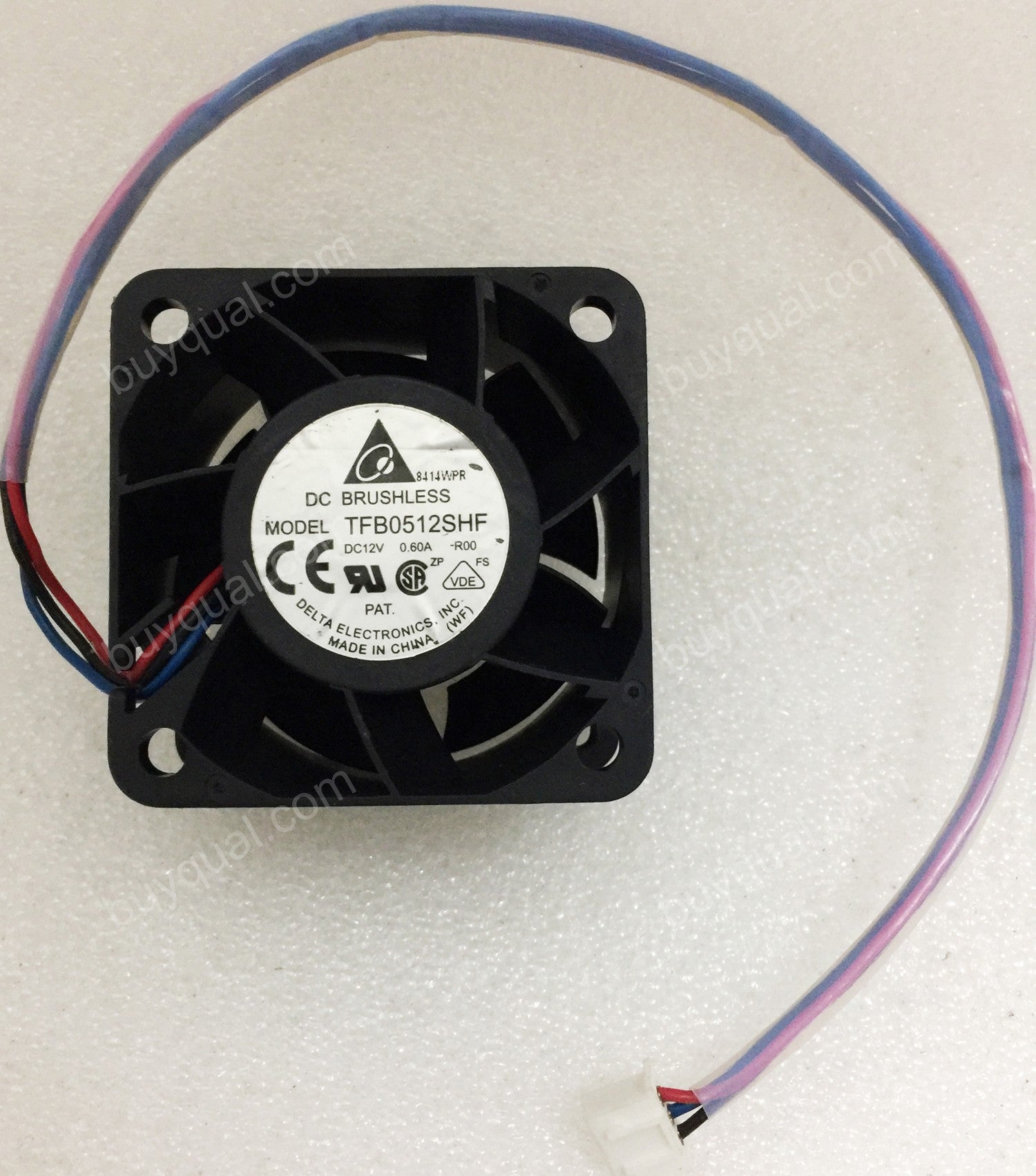 DELTA TFB0512SHF-R00 12V 0.60A 3wires cooling fan DELTA TFB0512SHF-R00 12V 0.60A 3wires cooling fan